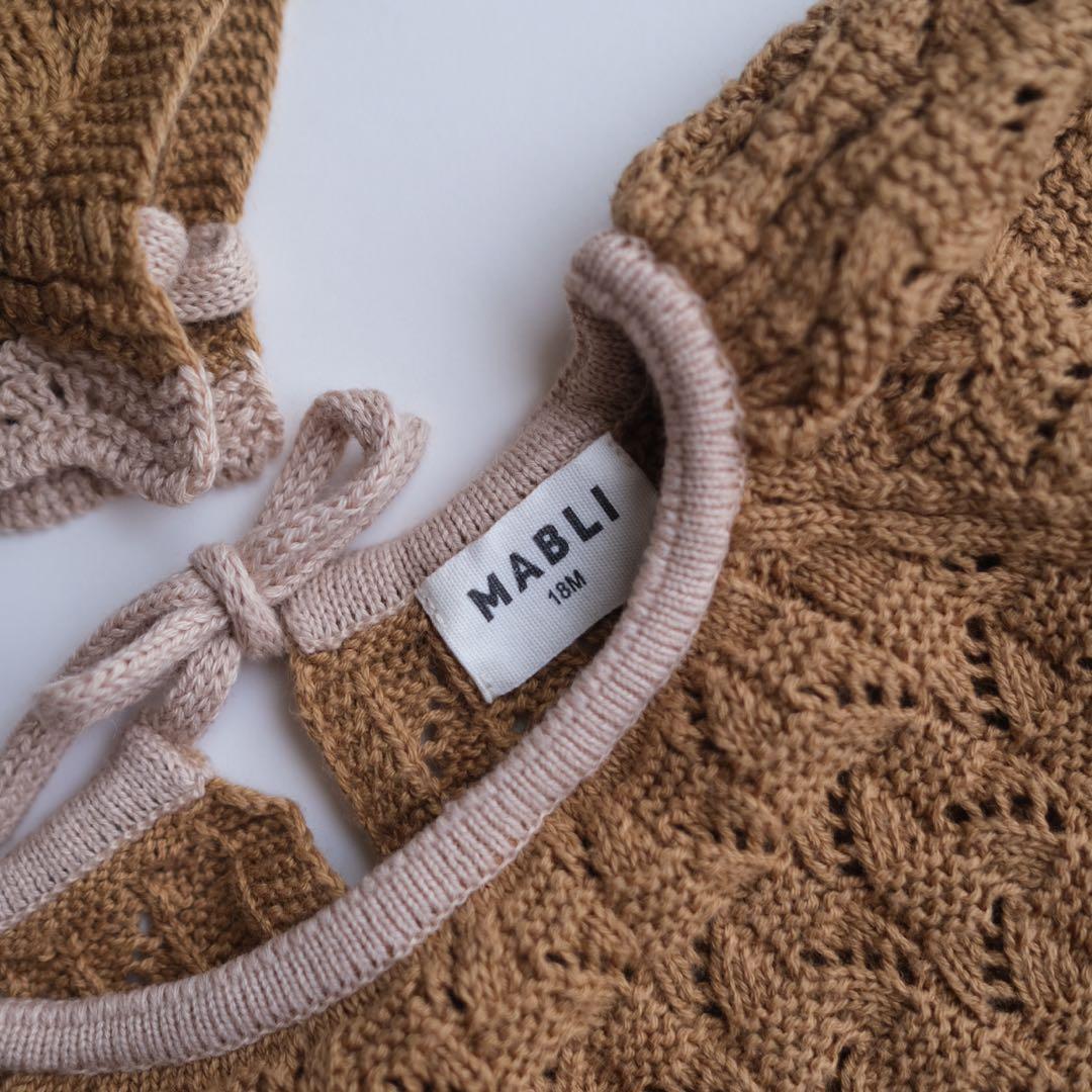 MABLI AWENA ROMPER & BONNET セット