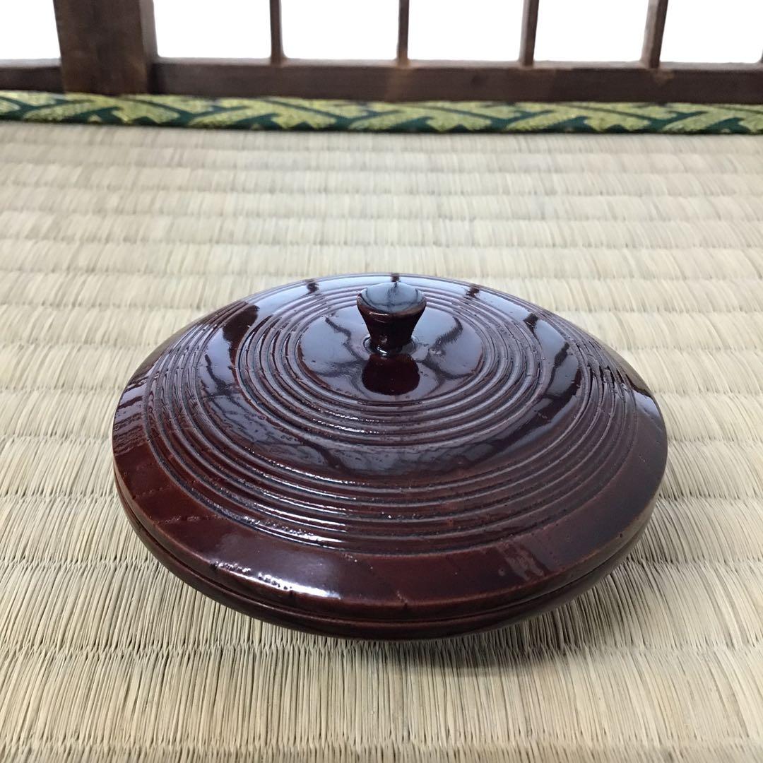 茶道具　香合　漆器　棒提灯型　木製　紙箱　S51KG