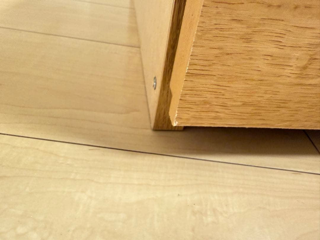 ニトリ　ダブルベッドフレーム(アザン3 浅型/LBR)