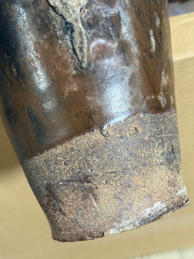 中国　宋〜遼時代　磁州窯鳥もも瓶　アンティーク　送料込み250905