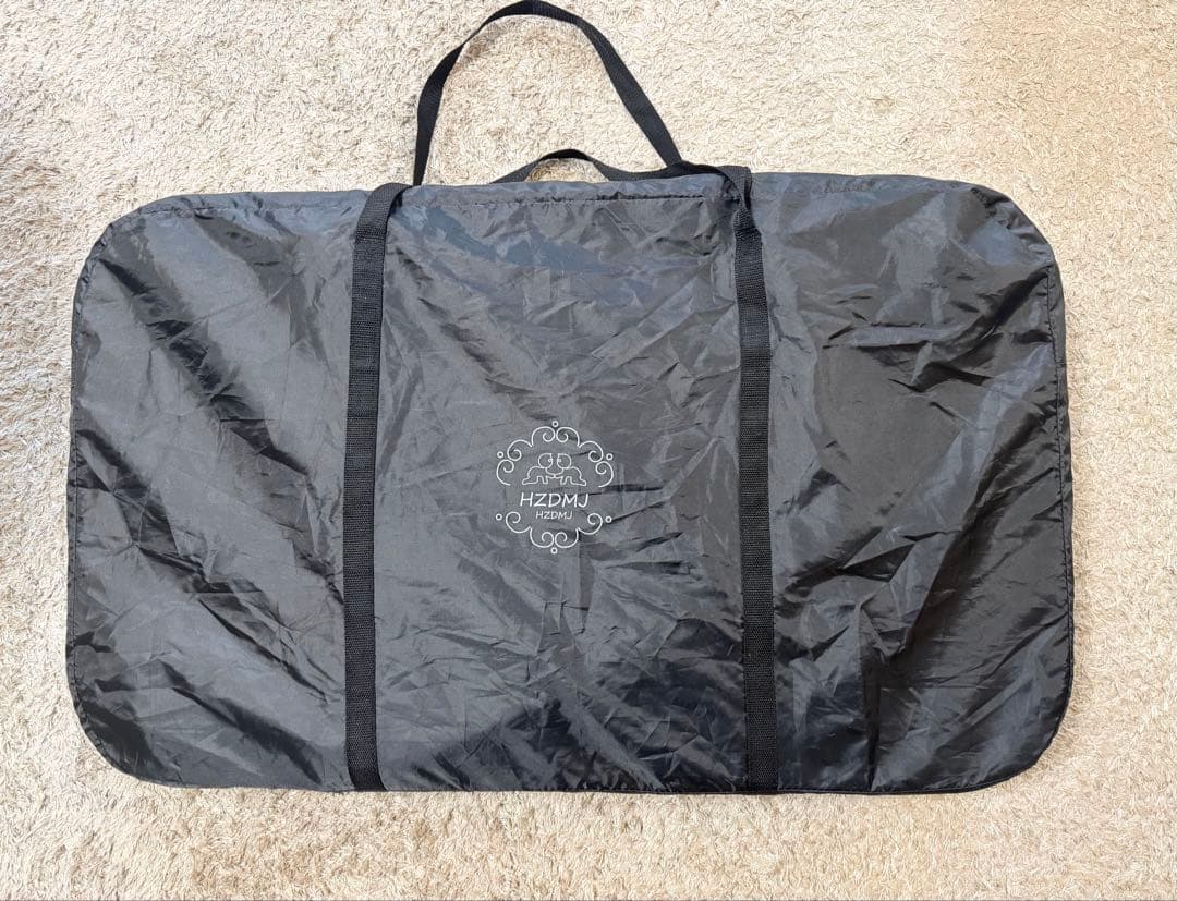 【美品・付属品完備】HZDMJベビーベッド グレー 折りたたみベビーベッド