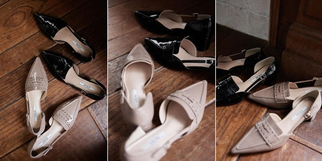 ハーリップトゥ MMedallion Heel Loafer black 38