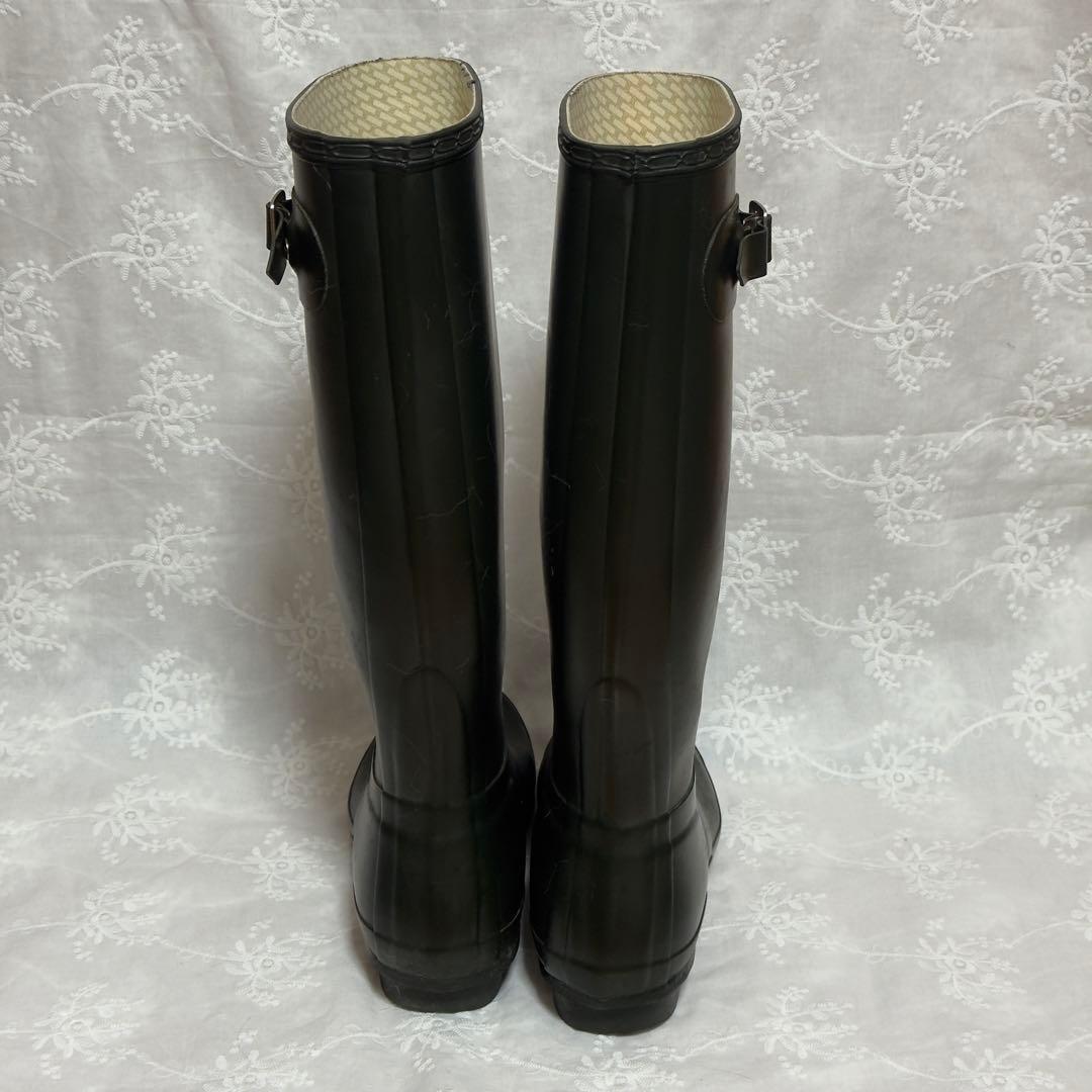 ハンターHUNTER レインブーツ ダークオリーブEU 38（24センチ）