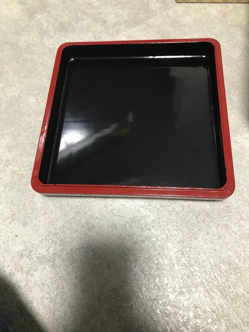 お重3段　漆塗り　重箱