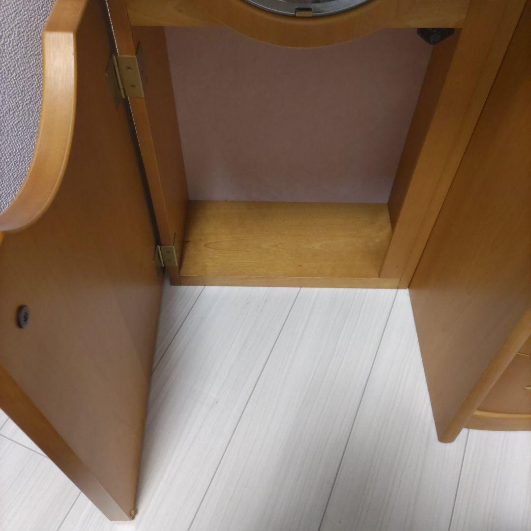 木目調 ドレッサー・鏡台 引き出し付き