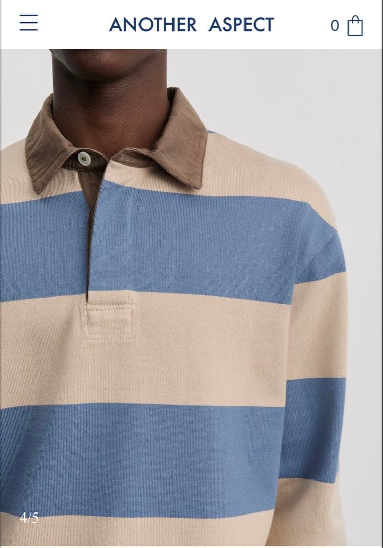 【新品未使用】ANOTHER ASPECT RUGBY POLO 1.0