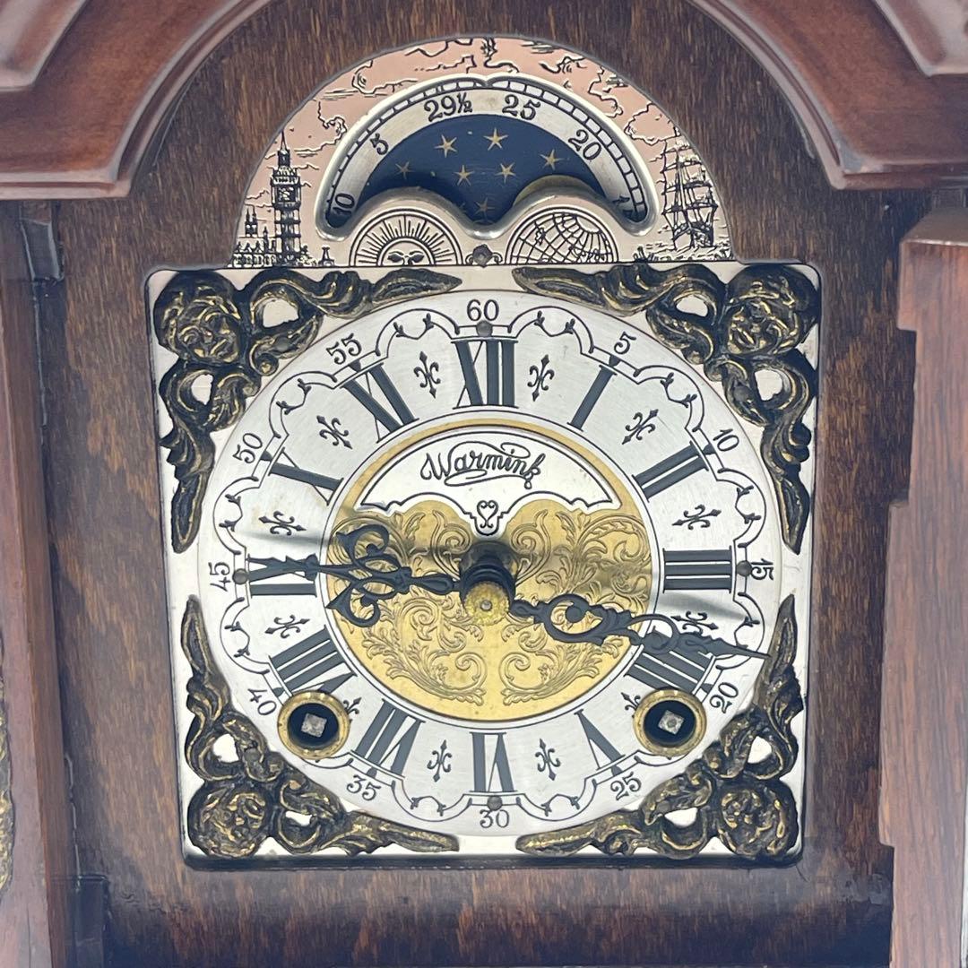 Warmink Wuba ワルミンクムーンフェイズ ゼンマイ 置き時計