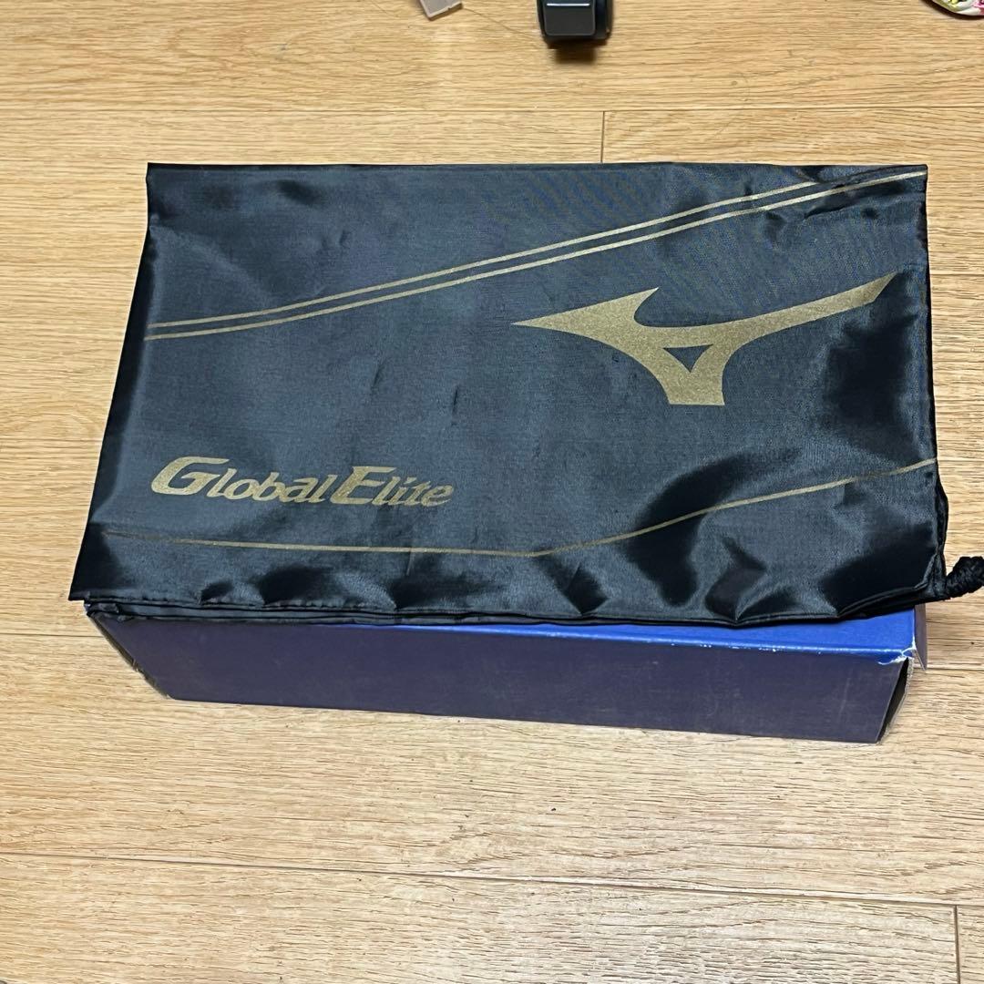 ミズノ ベルト式 樹脂底スパイク 25.5cm グローバルエリート CQ BLT