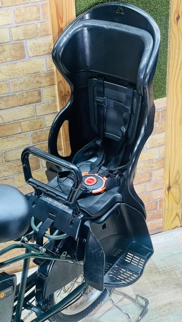 グリーン系 大容量 パナソニック 子供乗せ電動アシスト自転車 H3334