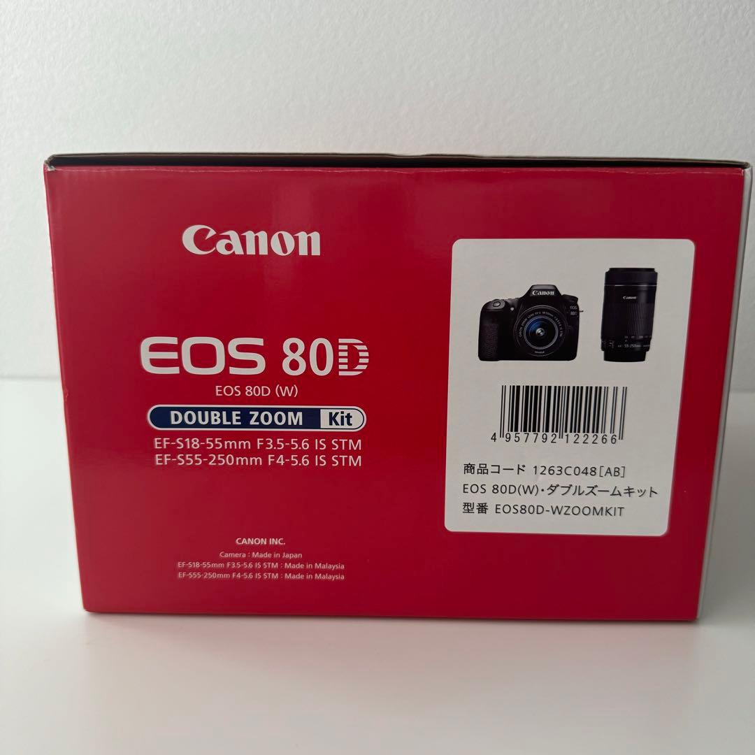 Canon EOS 80D ダブルズームキット 超美品 レンズ2本 キャノン