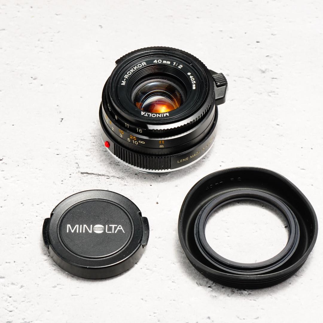 Minolta M-ROKKOR 40mm F2 ライカ Mマウント