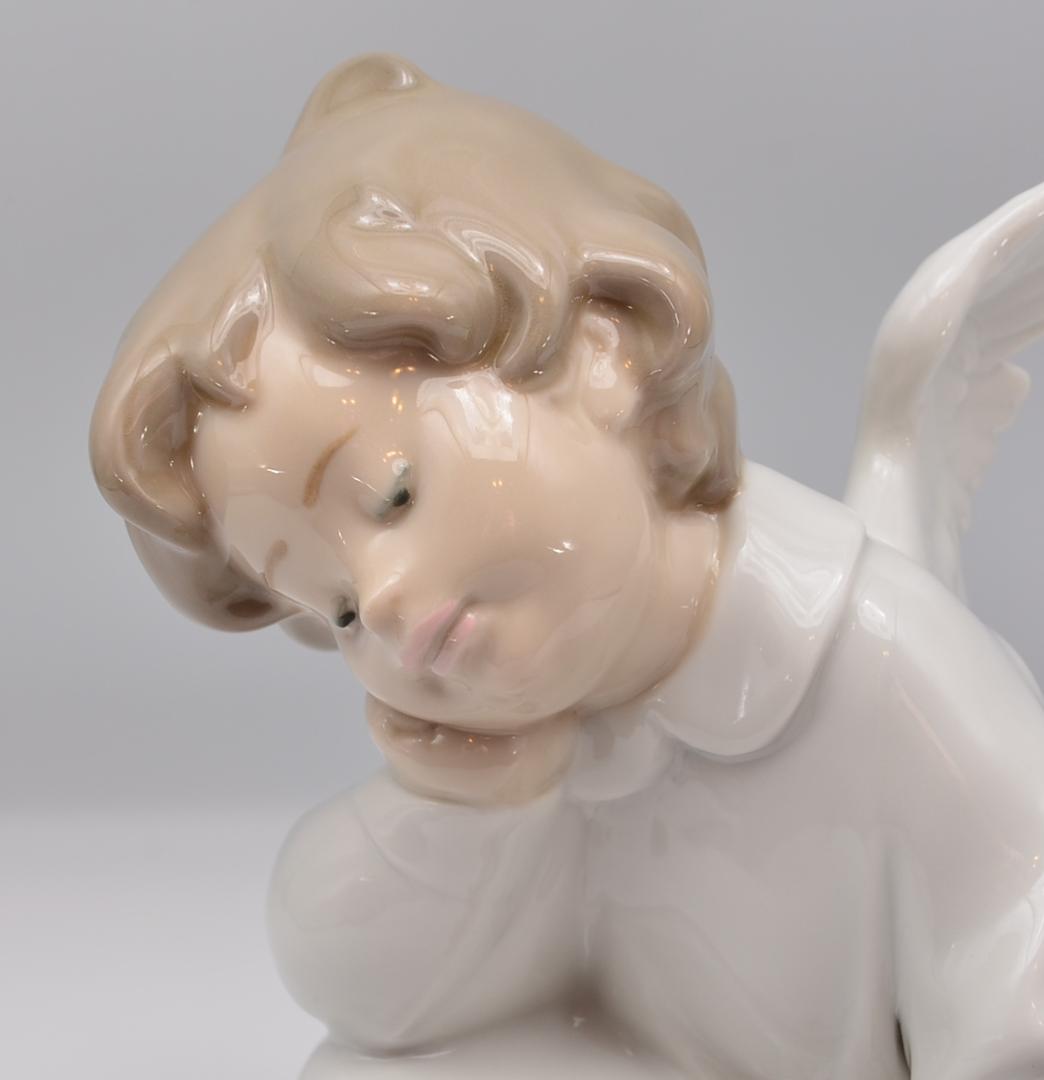 夢見る天使／フルートを吹く天使　リヤドロ　2体おまとめ　スペイン　ご成約済み