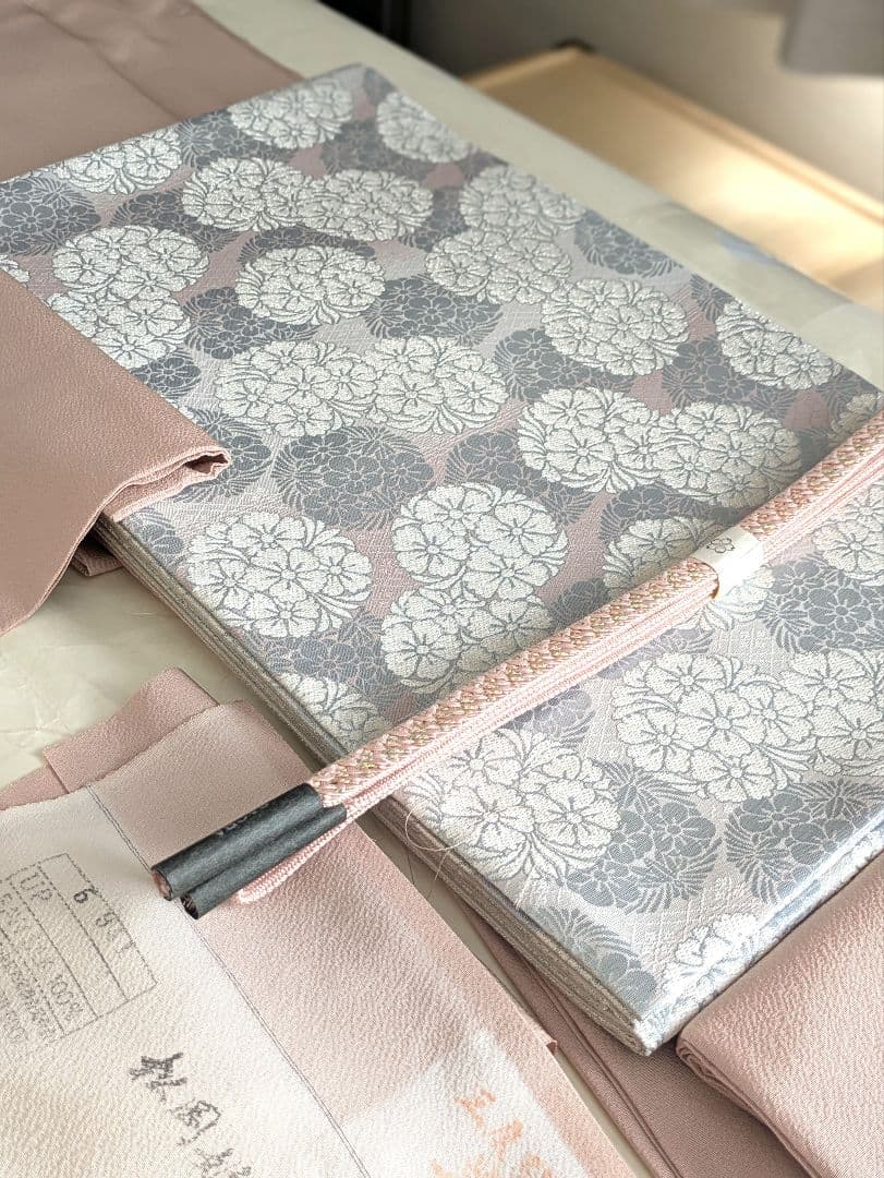 正絹西陣織花丸文様三越謹製高級袋帯