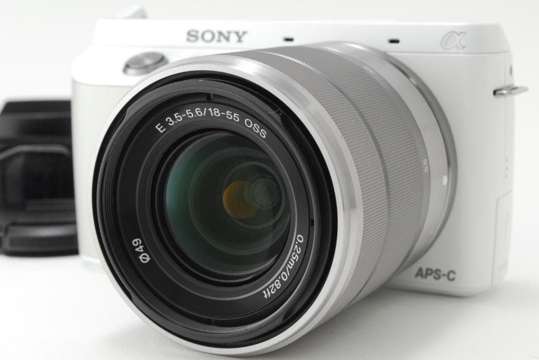 【ほぼ新品 元箱付き】ソニー SONY α NEX-F3 レンズキット ホワイト