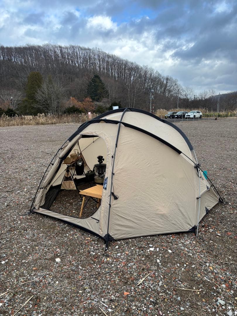 モビガーデン　コマンダー160（サンド）　同色ルーフ&予備幕付