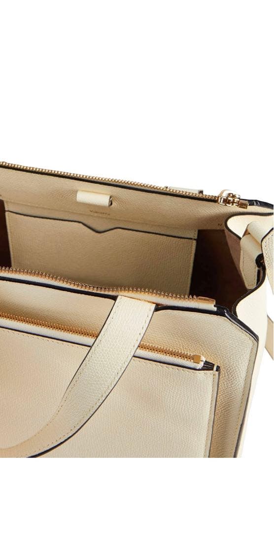 valextra ハンドバッグ　ホワイト　美品