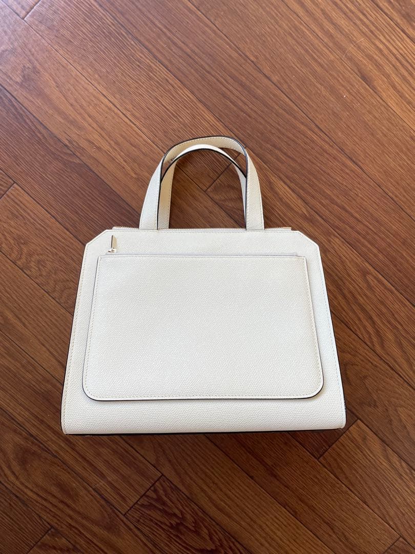 valextra ハンドバッグ　ホワイト　美品