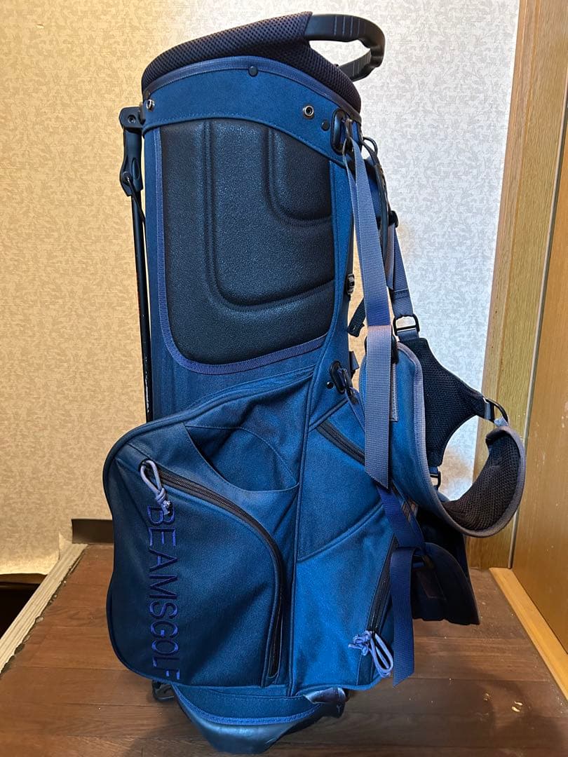 BRIEFING BEAMS GOLFバッグ ネイビー