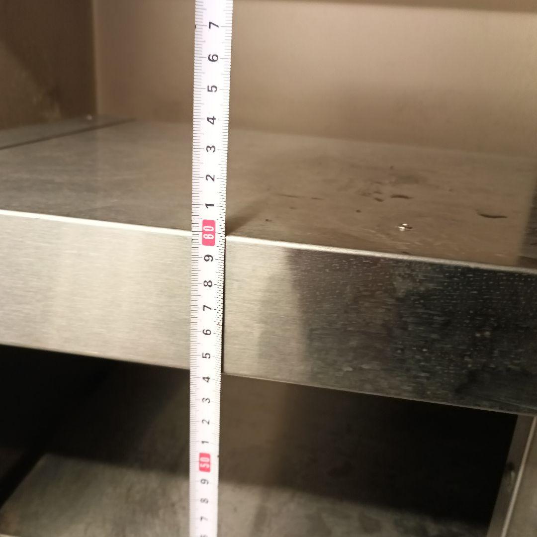 送料込み　ステンレス スライドドア収納キャビネット