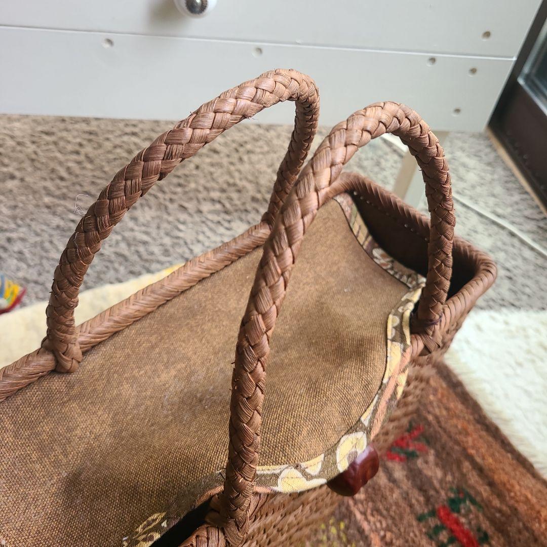 あやこ品　新品未使用　葡萄つる　山葡萄籠バッグ　天然素材 国産