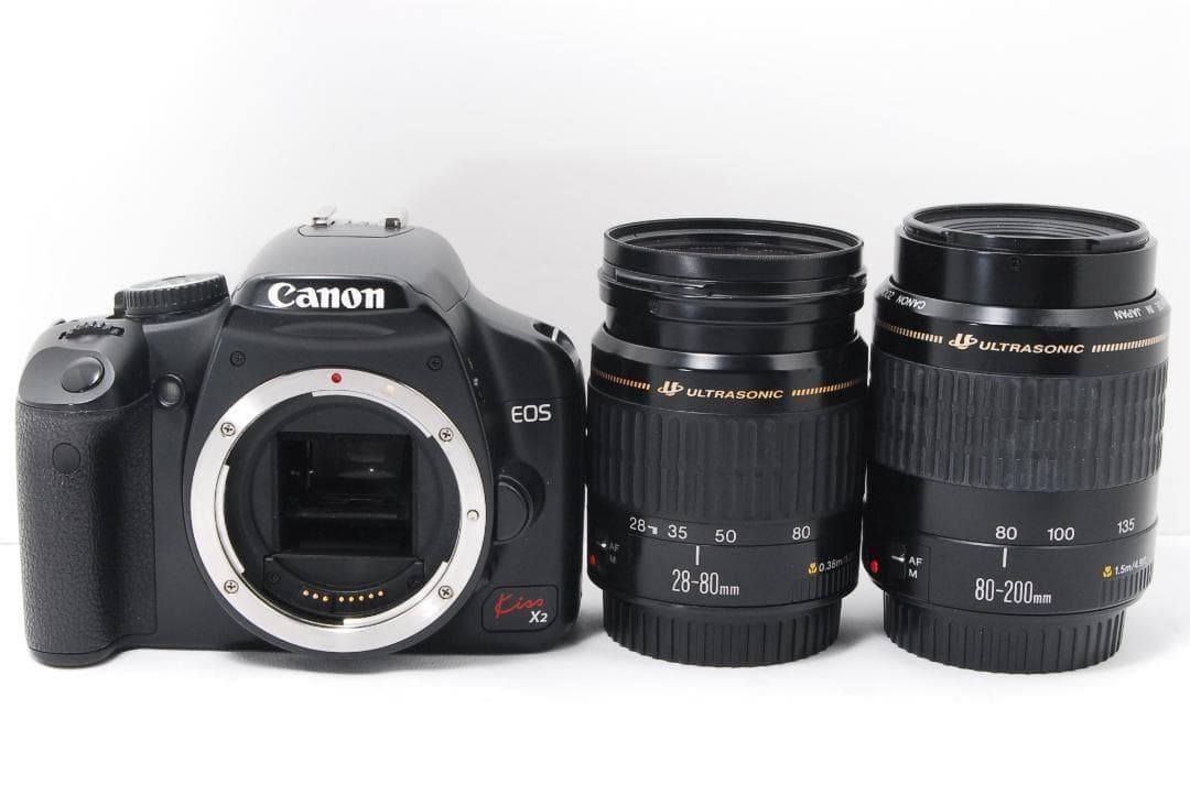 少ないシャッター数 Canon Kiss x2 望遠レンズ付きで遠くの撮影も♪