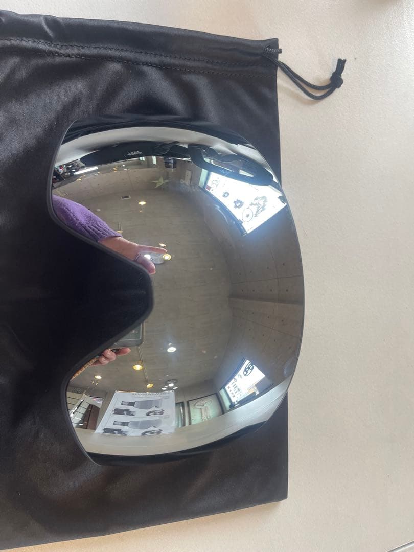 BLACKFLYS スノーゴーグル　球体ミラーライトスモークレンズ　マグネット式