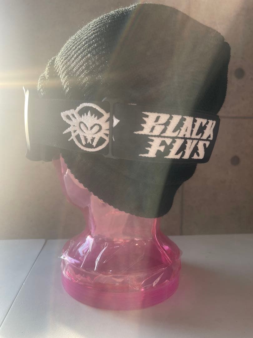 BLACKFLYS スノーゴーグル　球体ミラーライトスモークレンズ　マグネット式