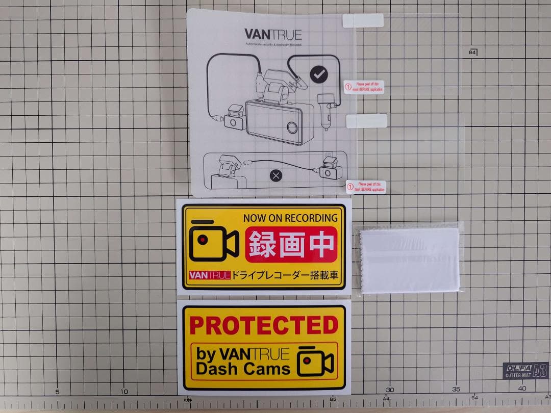 VANTRUE Element3 ドライブレコーダー 　フロントカメラ以外未使用