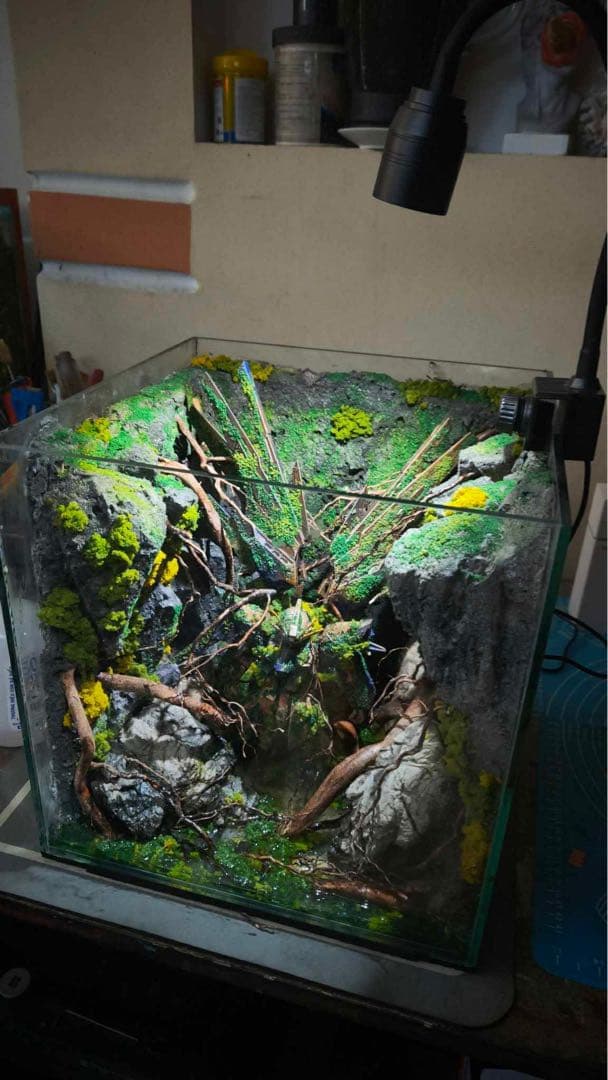 ガンダム自然風景テラリウム l LEDライト付き