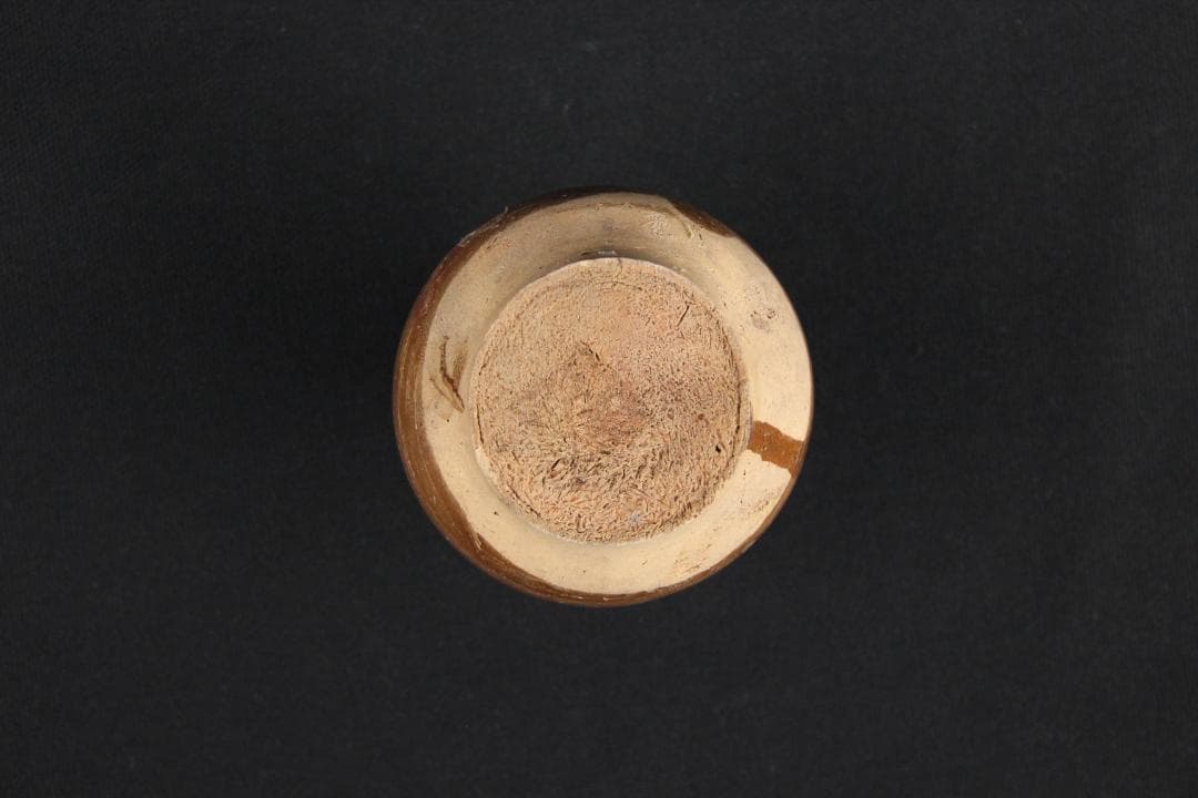 中国　明清時代 褐釉小壺 古民窯 福建窯 唐物 中国古玩 EU11-7