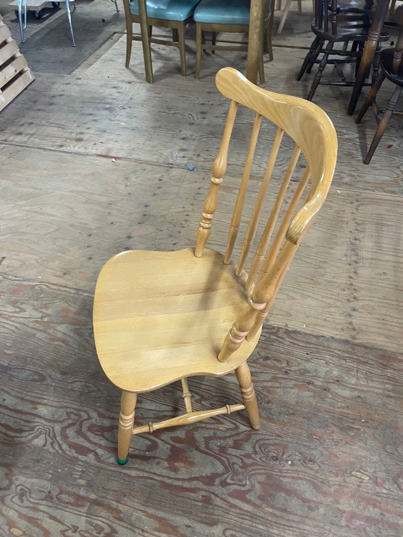 WINDS 太平家具　飛騨　木製　ダイニングチェア ウィンザーチェア　①