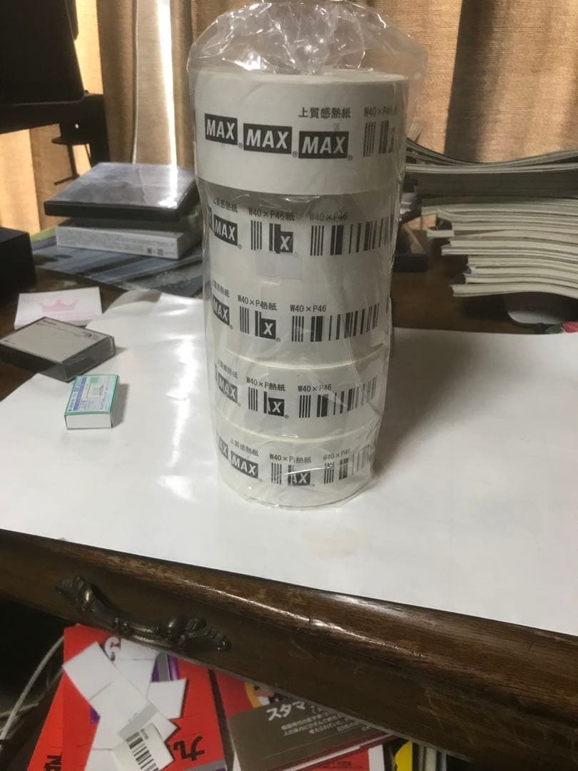 大量未使用MAX LP-S4046VP 40×46ラベルシール50個入り