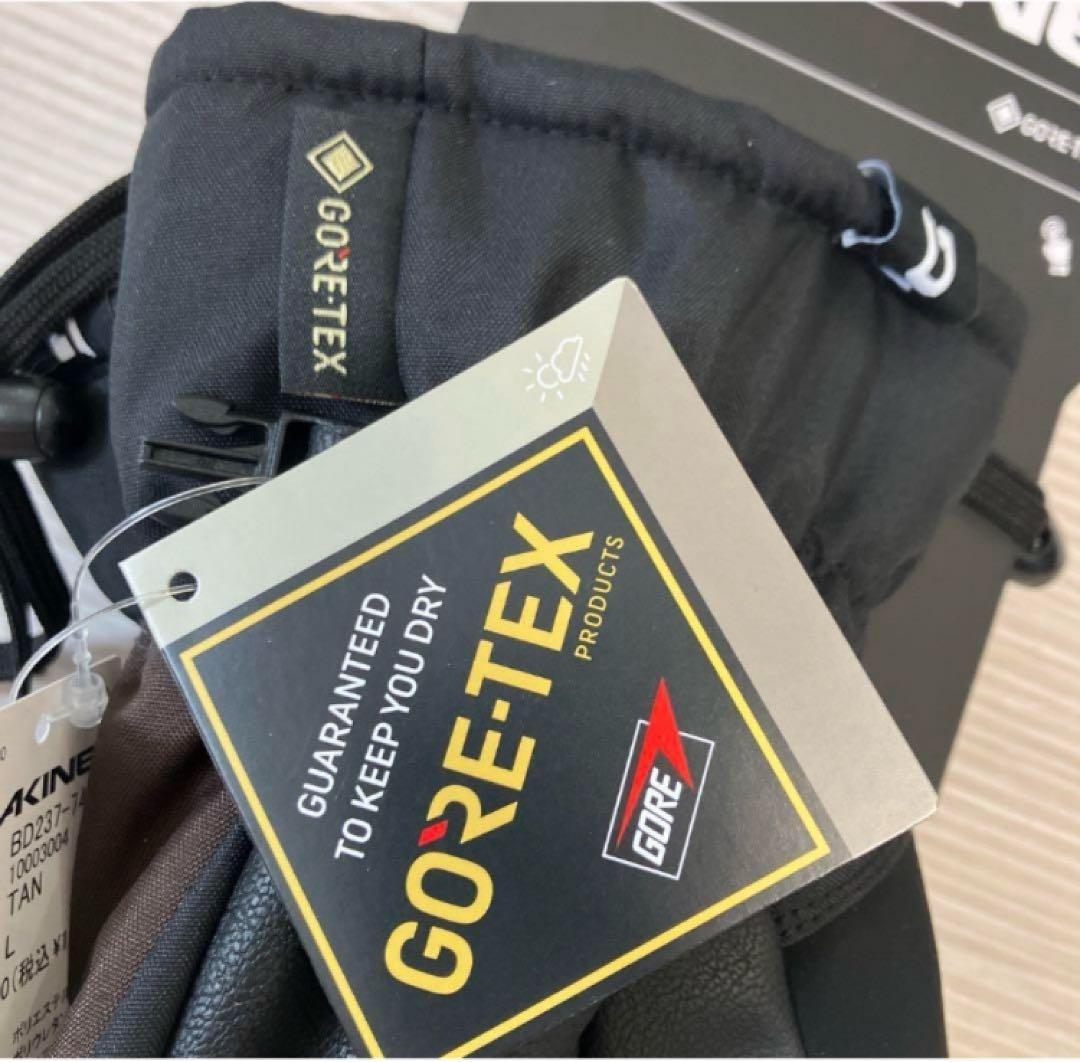 送料無料 新品 DAKINE GORE-TEX メンズ スノーグローブL TAN