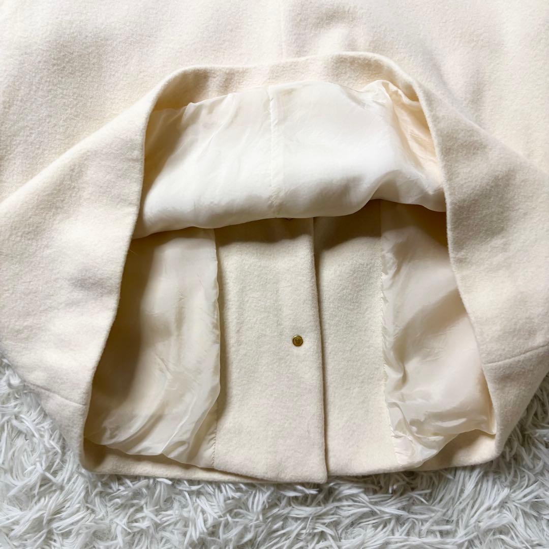 美品✨ ユナイテッドアローズ W ノーカラー メタルボタン ショートコート