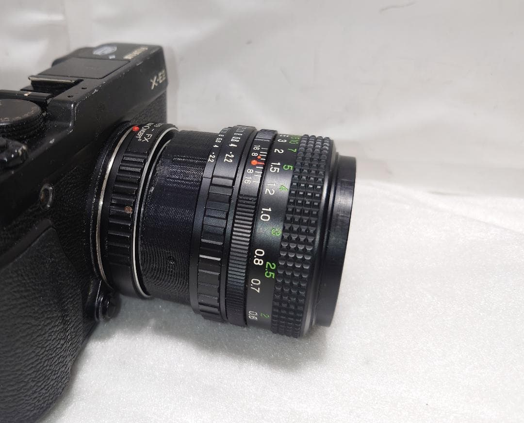 希少美品★フジ X-FUJINON 55mm F2.2 L39変換付 バブルぼけ