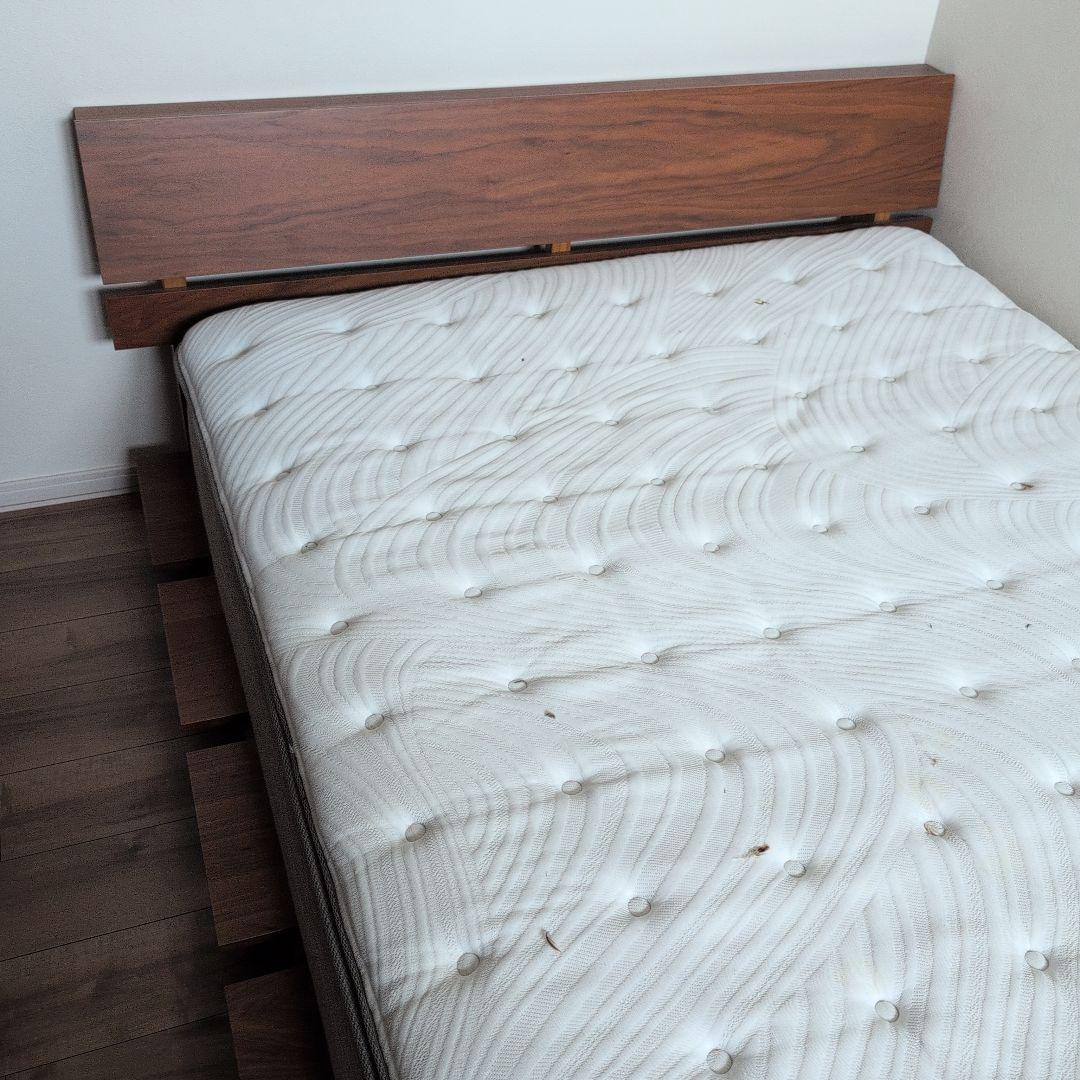 ベットフレーム　ベットマットレス　ダブルベット