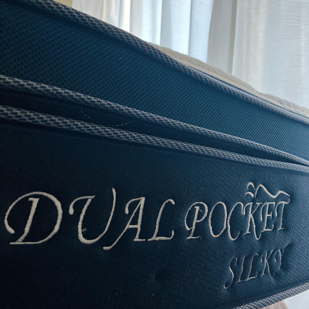 ニトリ デュアルポケット シルキー マットレス DP-02 CR シングル