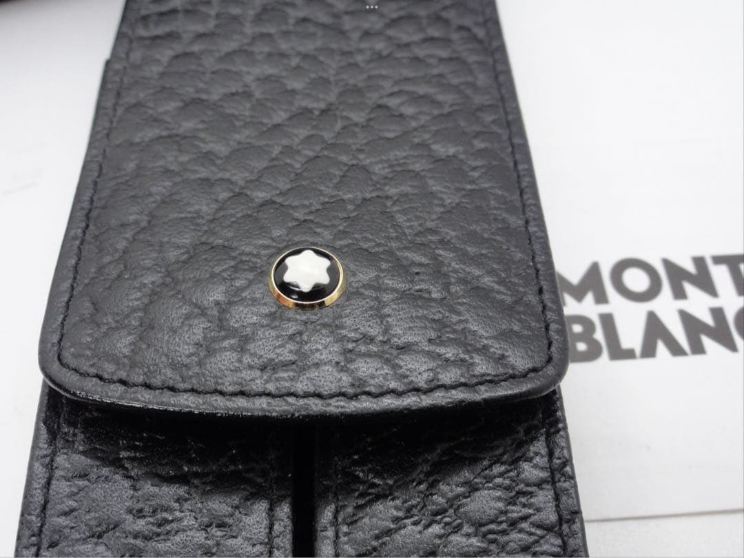 ⭐️モンブラン社製⭐️クオリティの高い本革製ペンポーチ⭐️GLOVE2本挿⭐️未使用⭐️