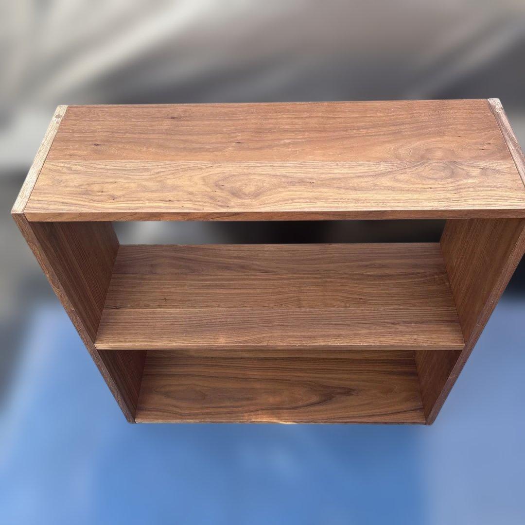 無印良品 MUJI スタッキングシェルフ ウォールナット 2段