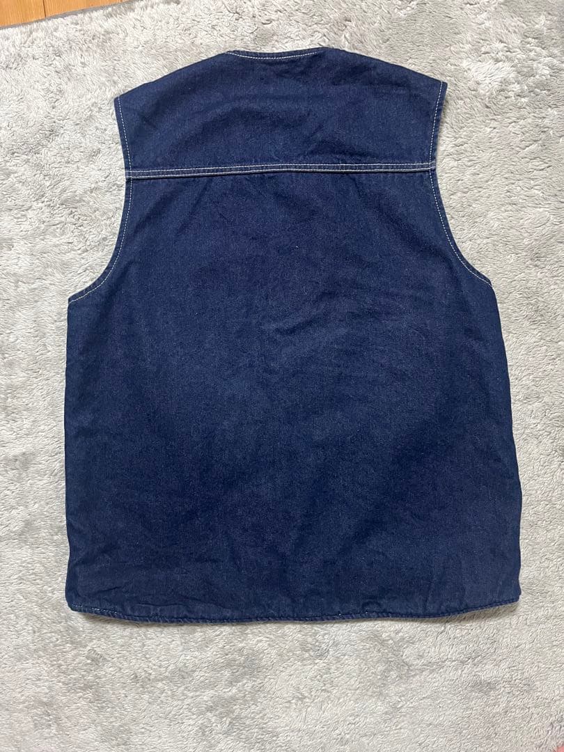 極美品　Carhartt デニムベスト S wip