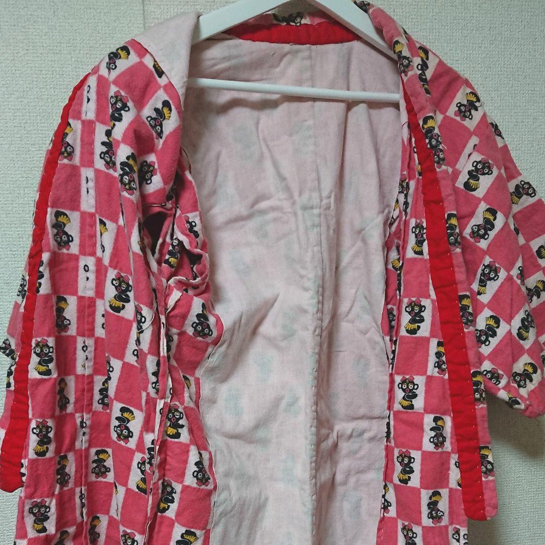 ６０年代ヴィンテージダッコちゃんの着物     アンティークダッコちゃんネル着物