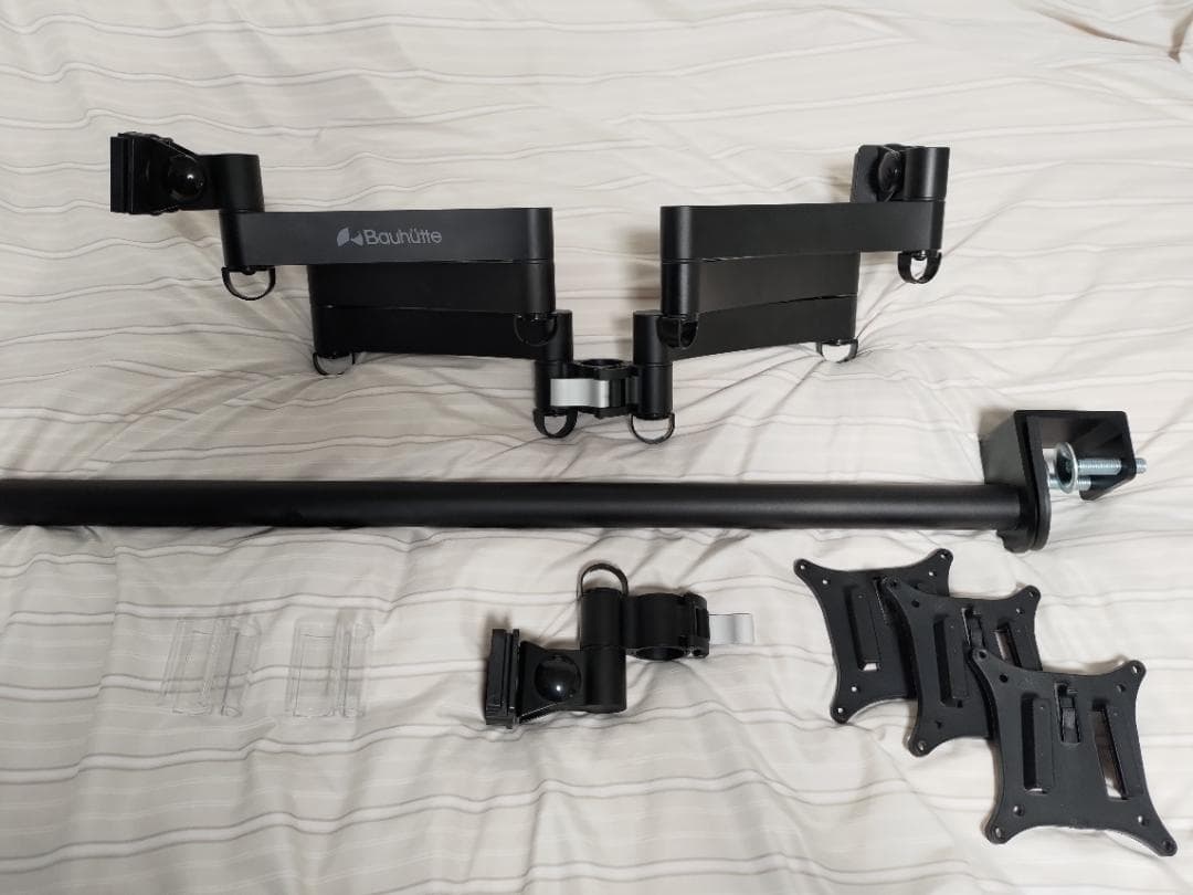 Bauhutte ロングモニターアーム トリプル BMA-300N-BK