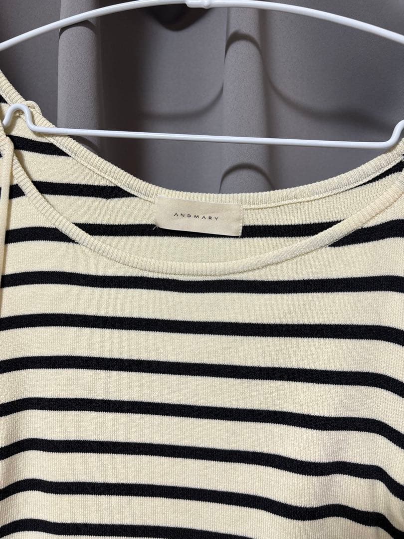 andmary アンドマリー Connie ribbon mini dress