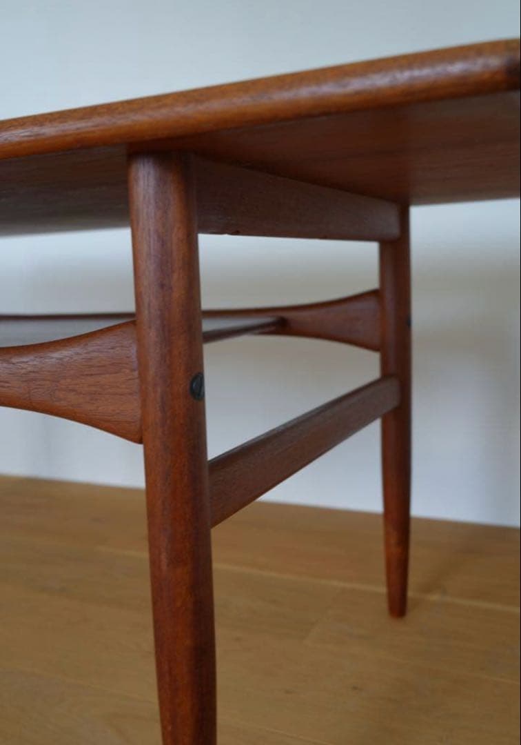 デンマーク　ビンテージ　チーク　コーヒーテーブル　北欧