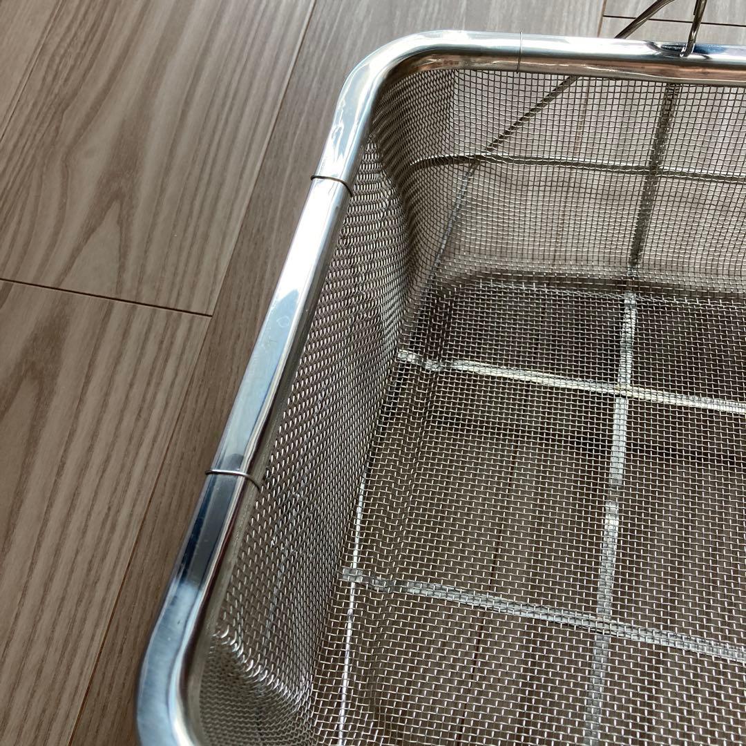 辻和金網　ふたつき干しかご(大)