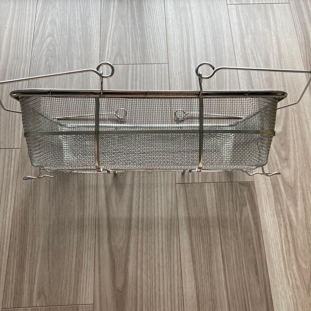辻和金網　ふたつき干しかご(大)