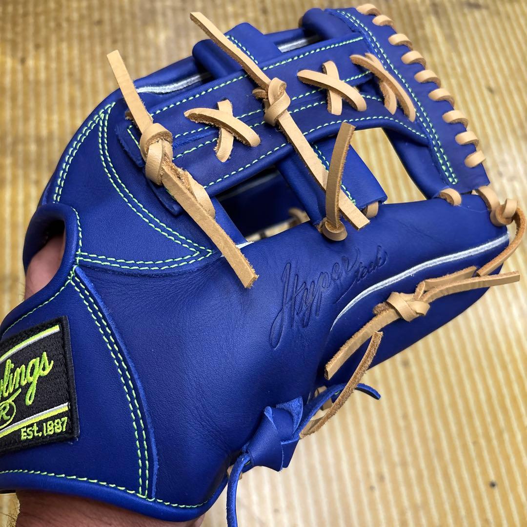 新品未使用ローリングス軟式野球グローブ右投げ用ブルー