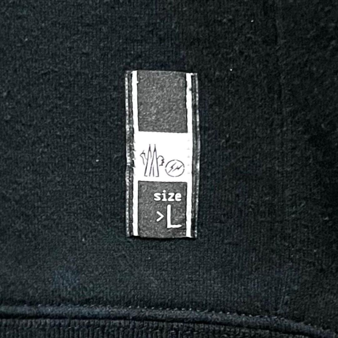 MONCLER × fragment design スウェット ブラック L