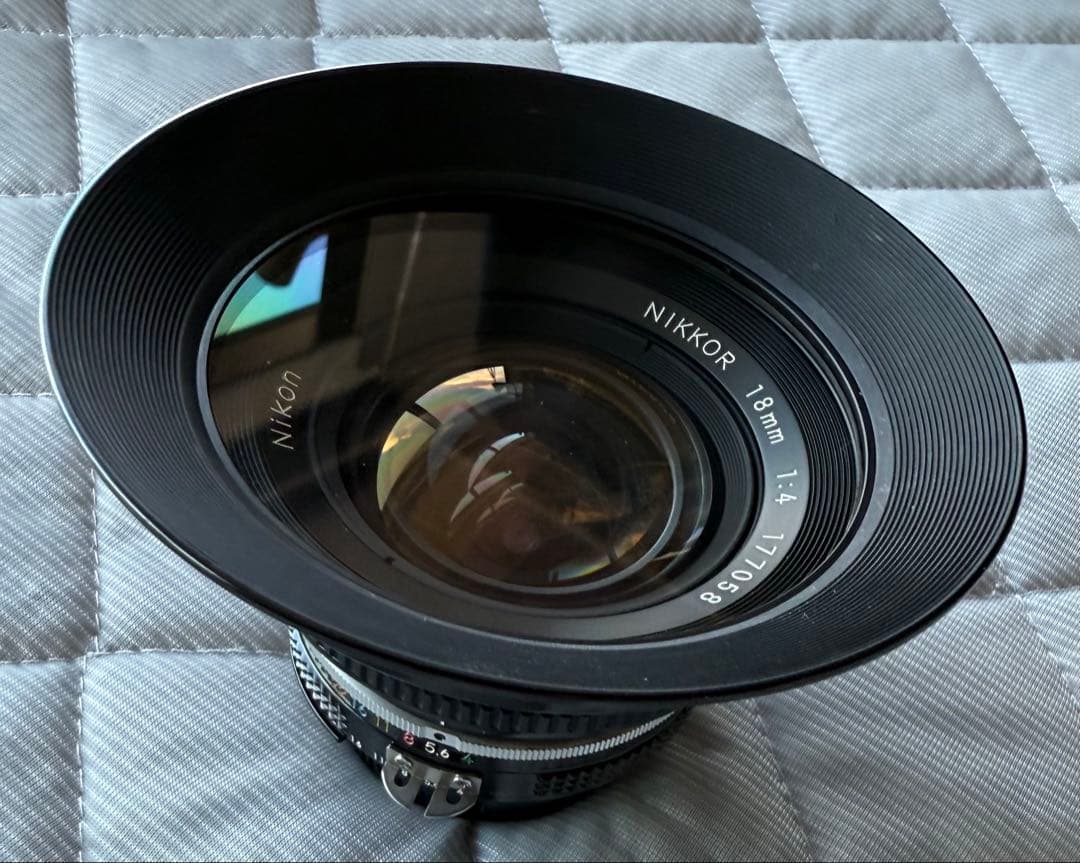 完品フルセット ニッコール Nikkor 18mm f4 超広角レンズ Ai改