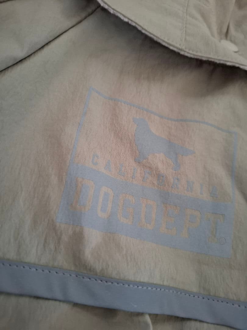 DOGDEPT フード付き犬服 ベージュ